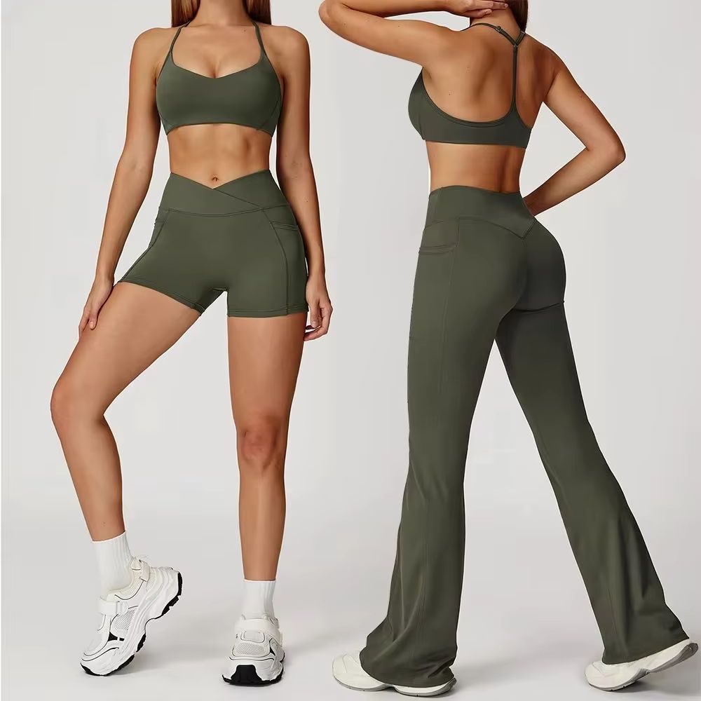 Yoga Fitness Zumba - 2PCS Sports Bra Women's Tracksuit Fitness