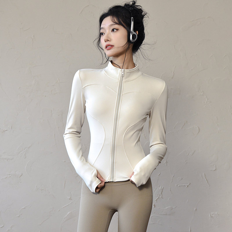 Yoga In Fitness - Long Sleeve Sports Jacket Women Zip