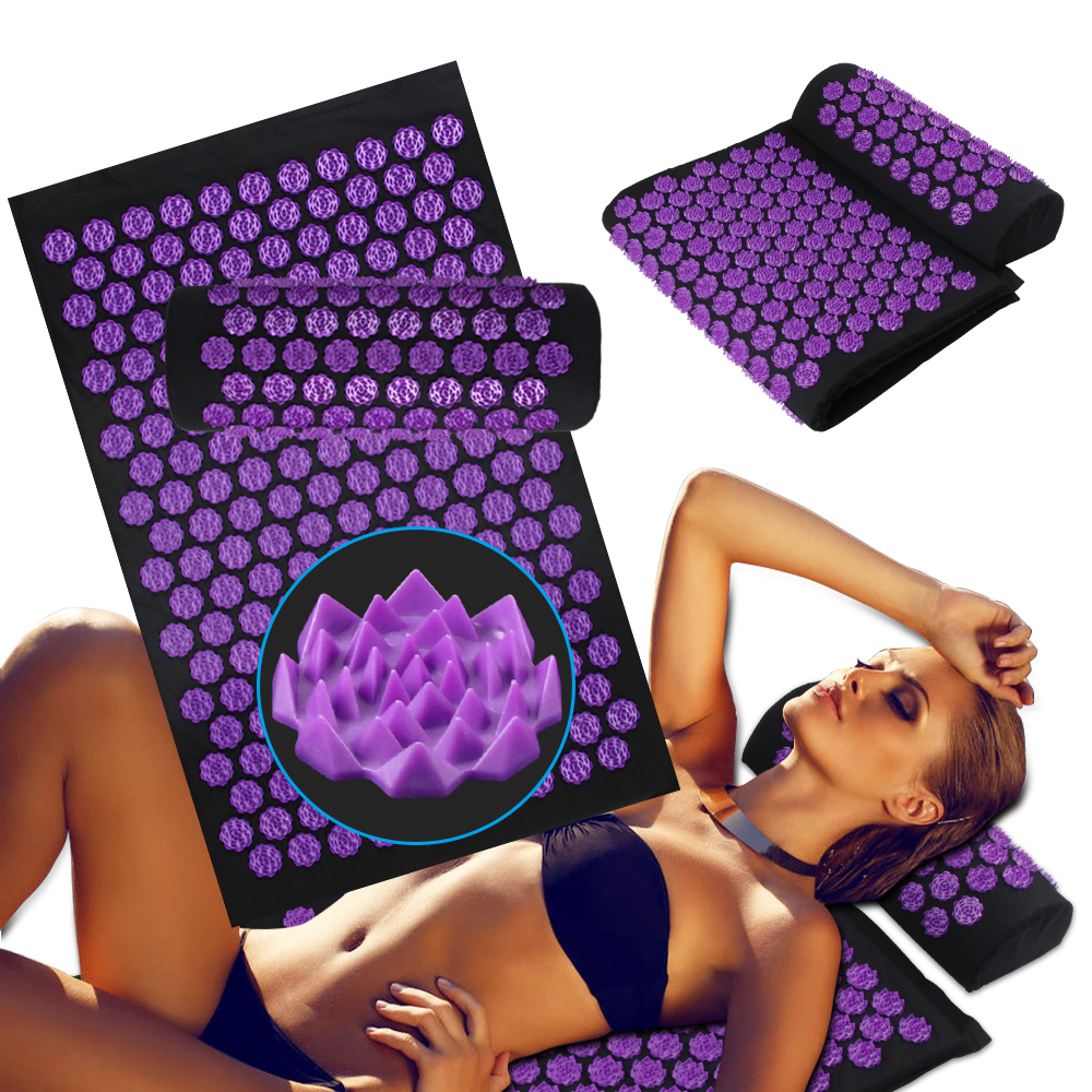 Yoga Fitness Massage - Acupressure Yoga Mat Kuznetsov's Applicator Cushion