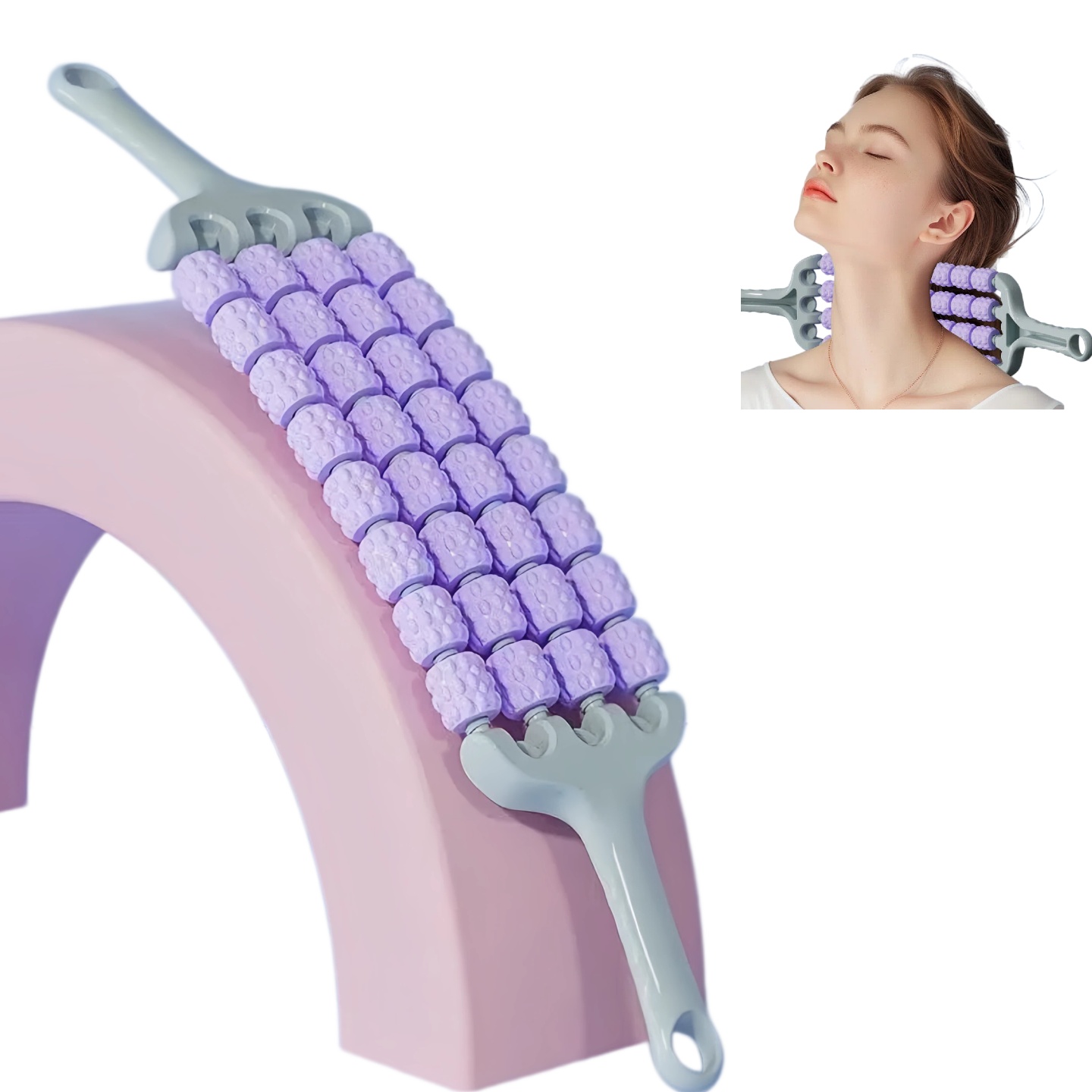 Yoga Fitness Massage - Yoga Massager Body Back Body Roller,