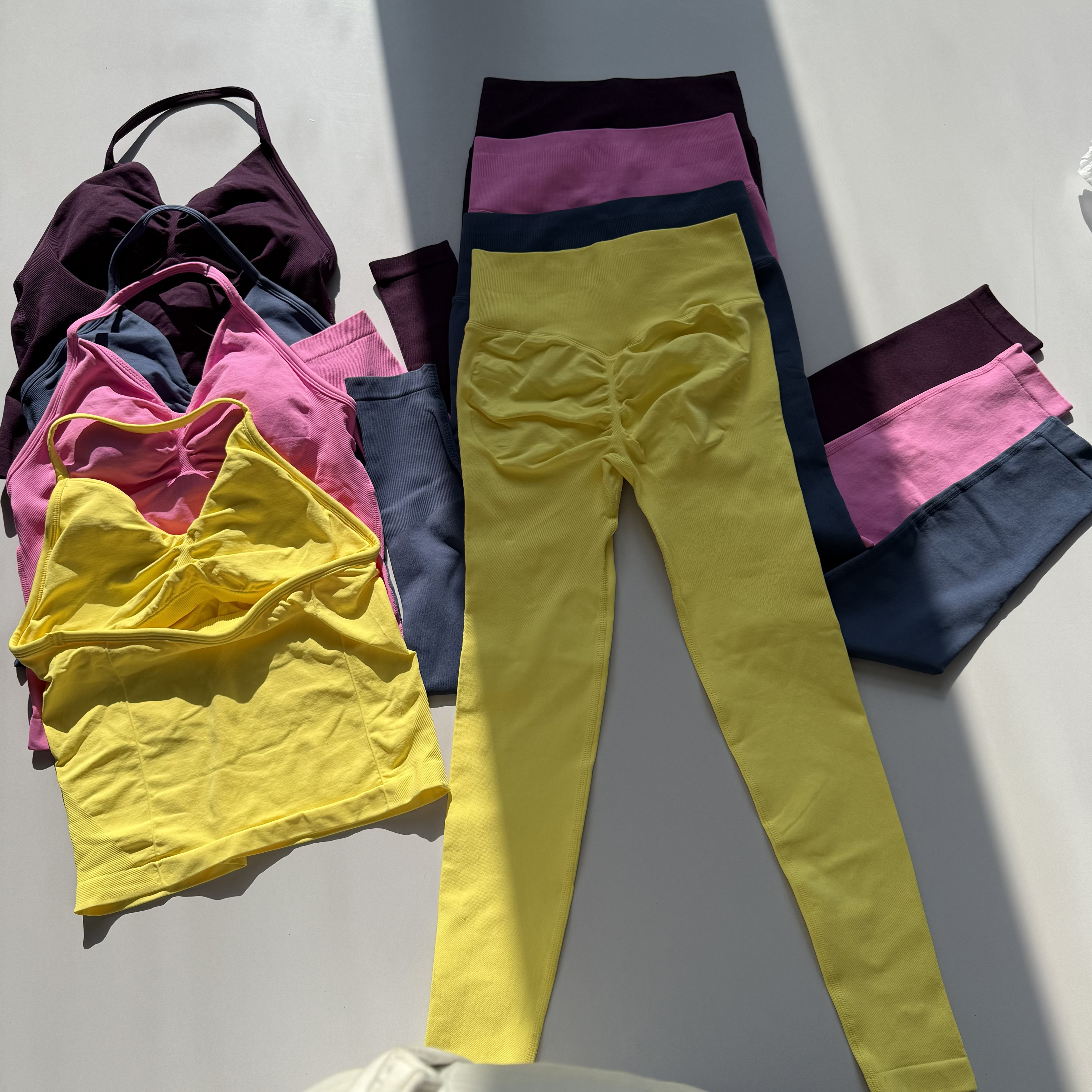 Yoga Fitness Zumba - Seamless 2PCS Legging Sets Women's Strappy