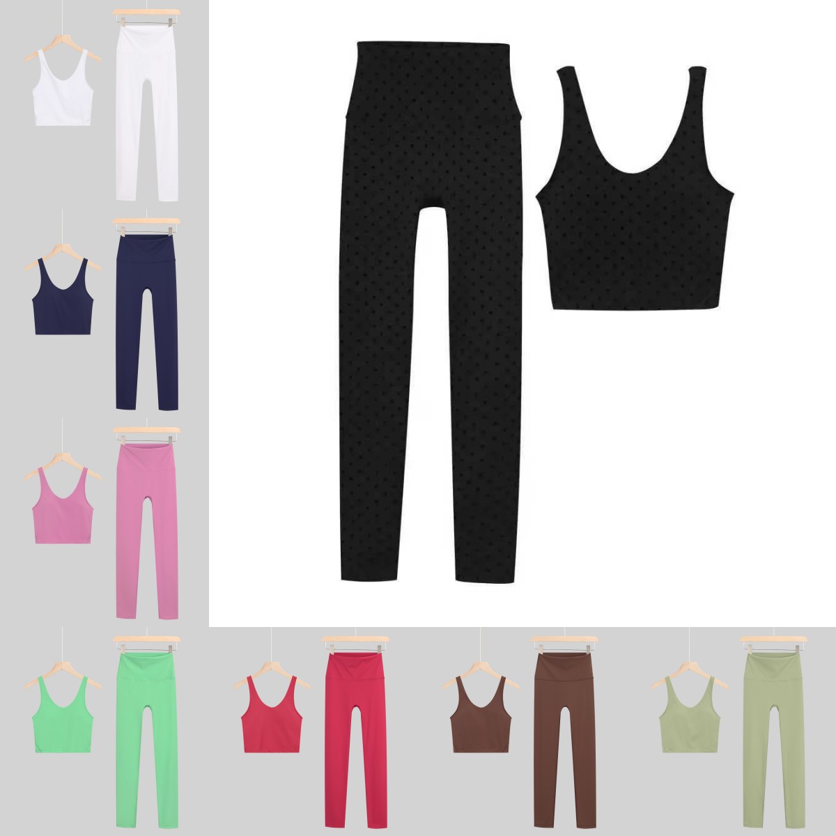 Yoga Fitness Zumba - Designer Women Yoga Set U-shaped Bra