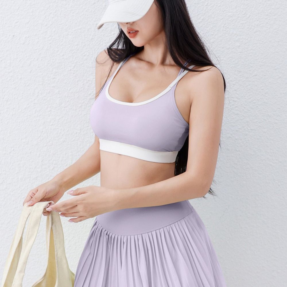 Cross Belt Seamless Sports Bra - Fitness Yoga Youth avaliação e preço