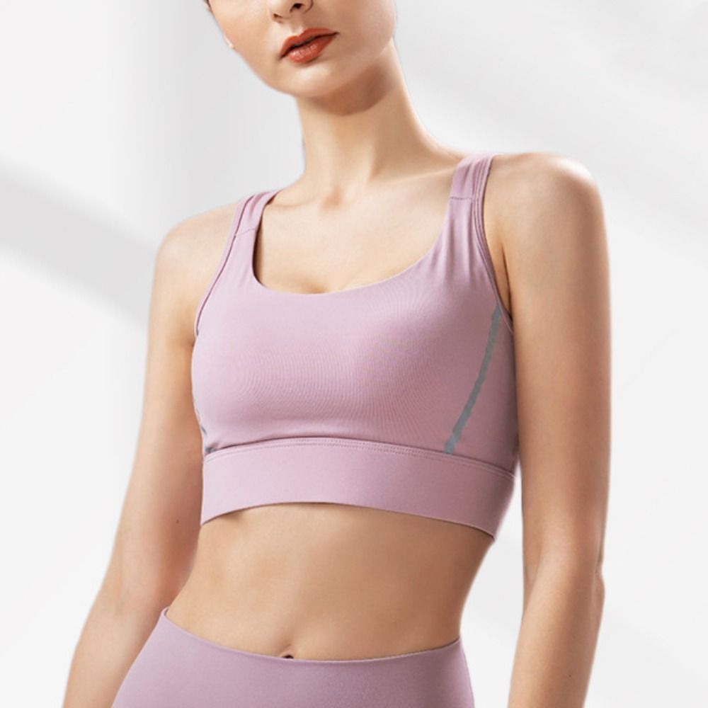 Solid Color I-shaped Sports Br - Fitness Yoga Youth avaliação e preço