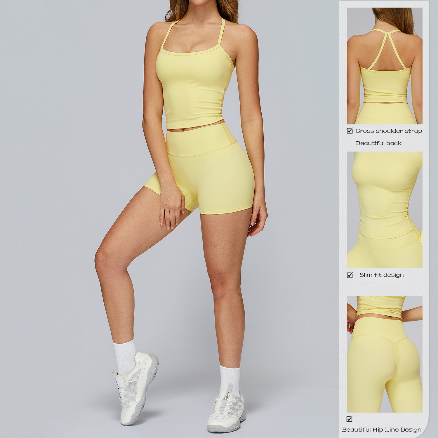 Workout Set 2PCS Seamless Yoga - Yoga Fitness Zumba avaliação e preço