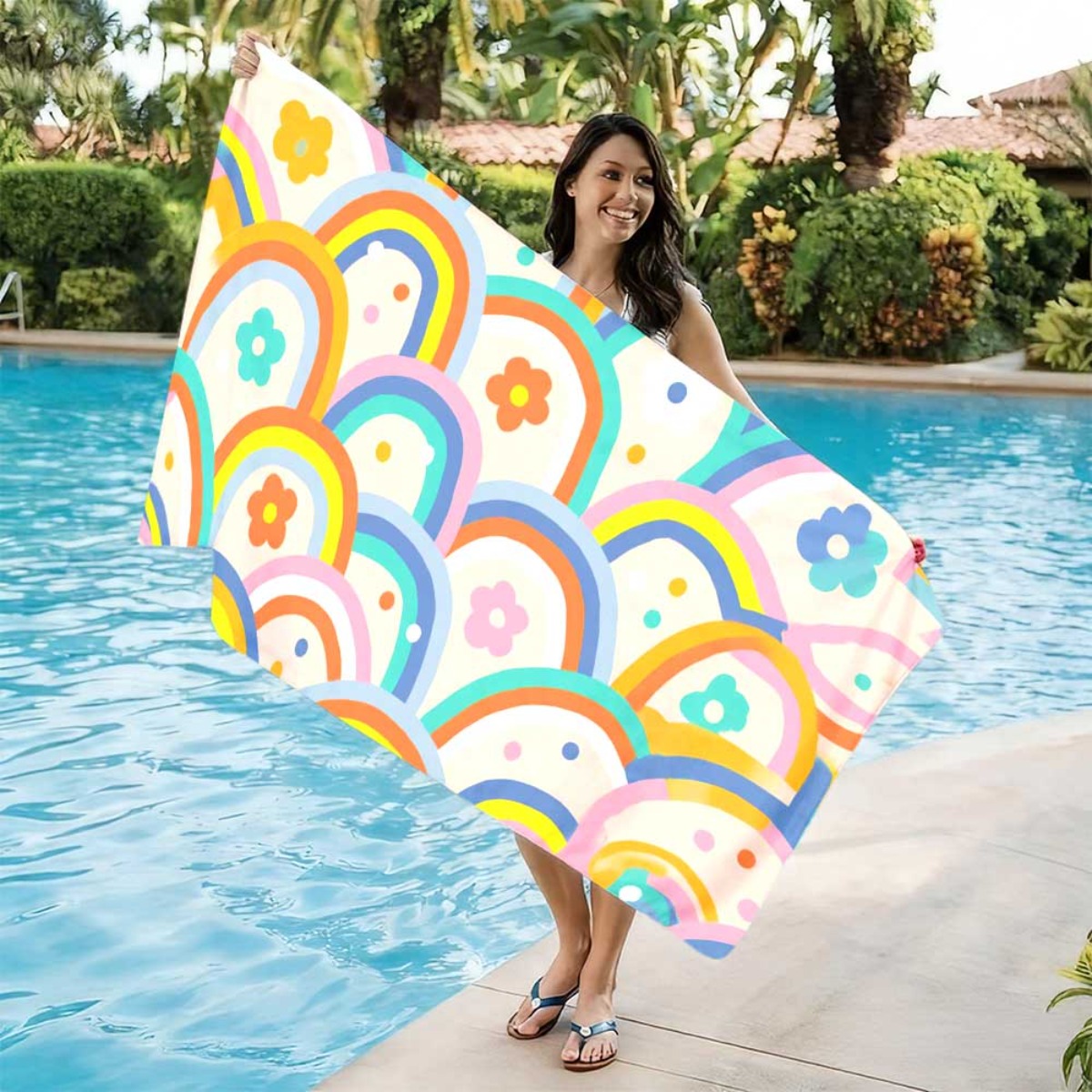 One Beach Towel That Is Reusab - Yoga In Fitness avaliação e preço
