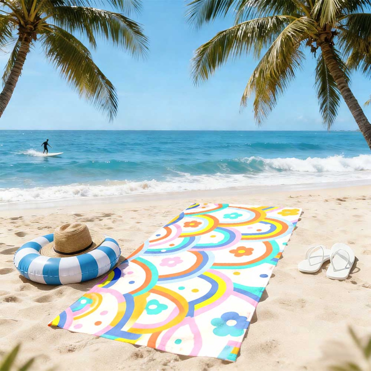 One Beach Towel That Is Reusab - Yoga In Fitness avaliação e preço