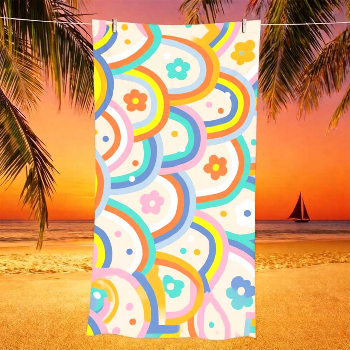 One Beach Towel That Is Reusab - Yoga In Fitness avaliação e preço