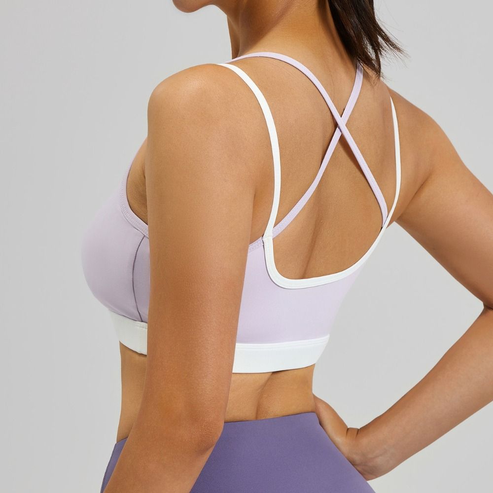 Cross Belt Seamless Sports Bra - Fitness Yoga Youth avaliação e preço