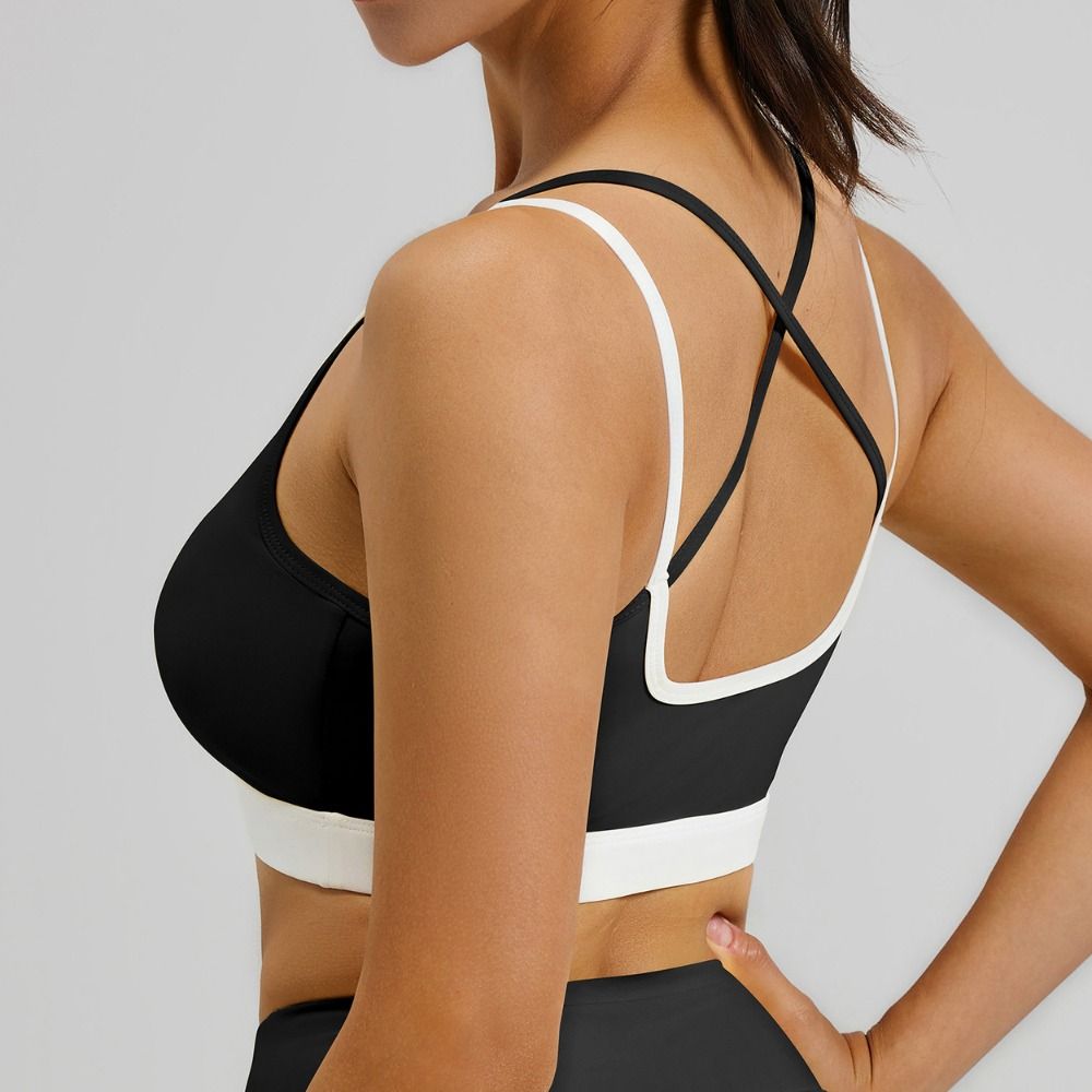Cross Belt Seamless Sports Bra - Fitness Yoga Youth avaliação e preço