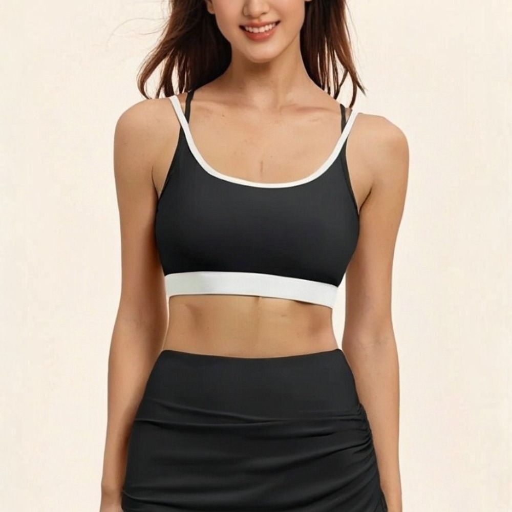 Cross Belt Seamless Sports Bra - Fitness Yoga Youth avaliação e preço