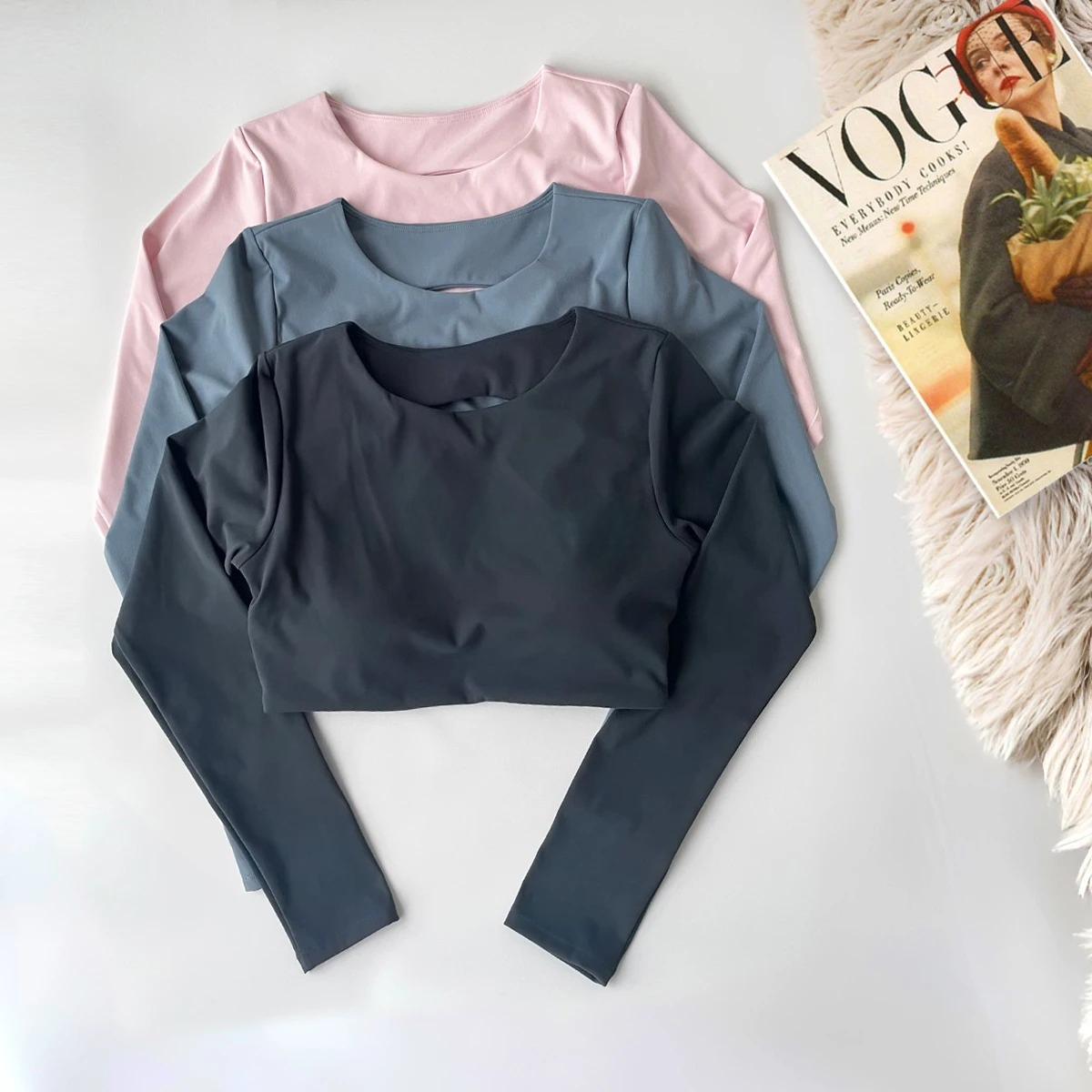 Women's long-sleeved yoga top  - Yoga & Fitness With Denise avaliação e preço