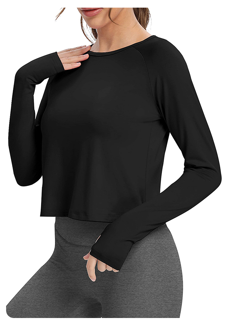 Women's Long Sleeve Yoga vest  - Yoga & Fitness With Denise avaliação e preço