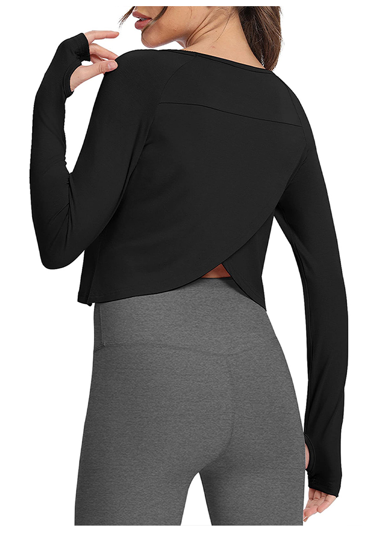 Women's Long Sleeve Yoga vest  - Yoga & Fitness With Denise avaliação e preço