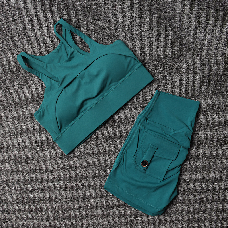 Fitness Shorts Yoga Sets Women - Yoga Fitness Zumba avaliação e preço
