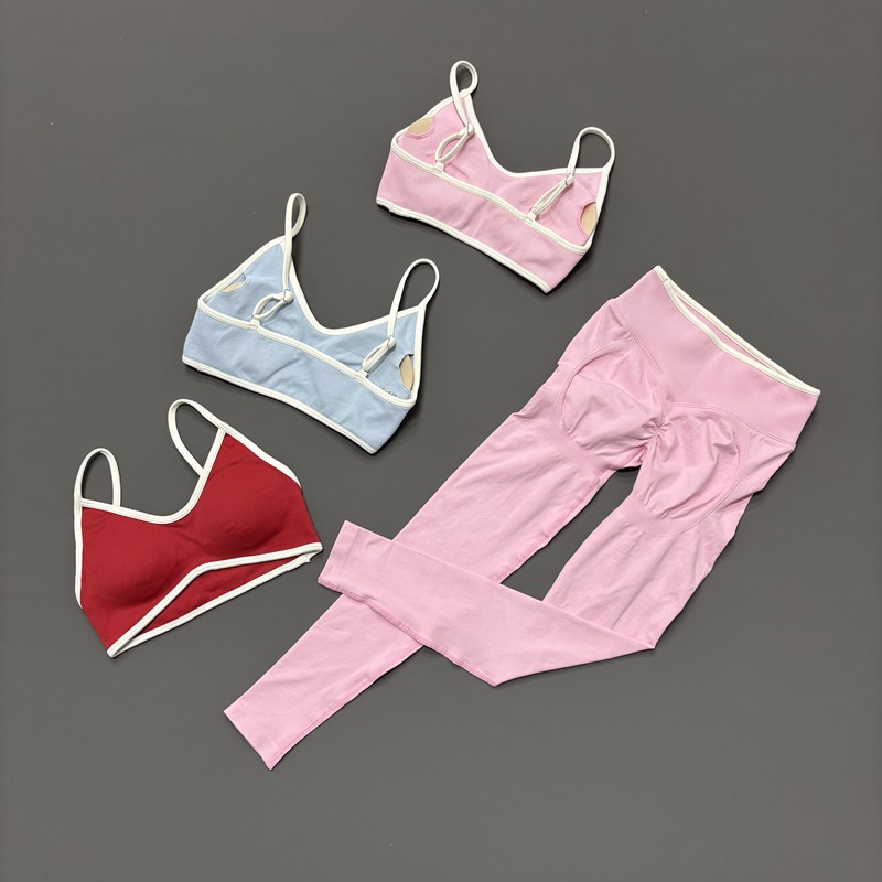 2 Pcs Sports Set Seamless Cont - Yoga Fitness Zumba avaliação e preço