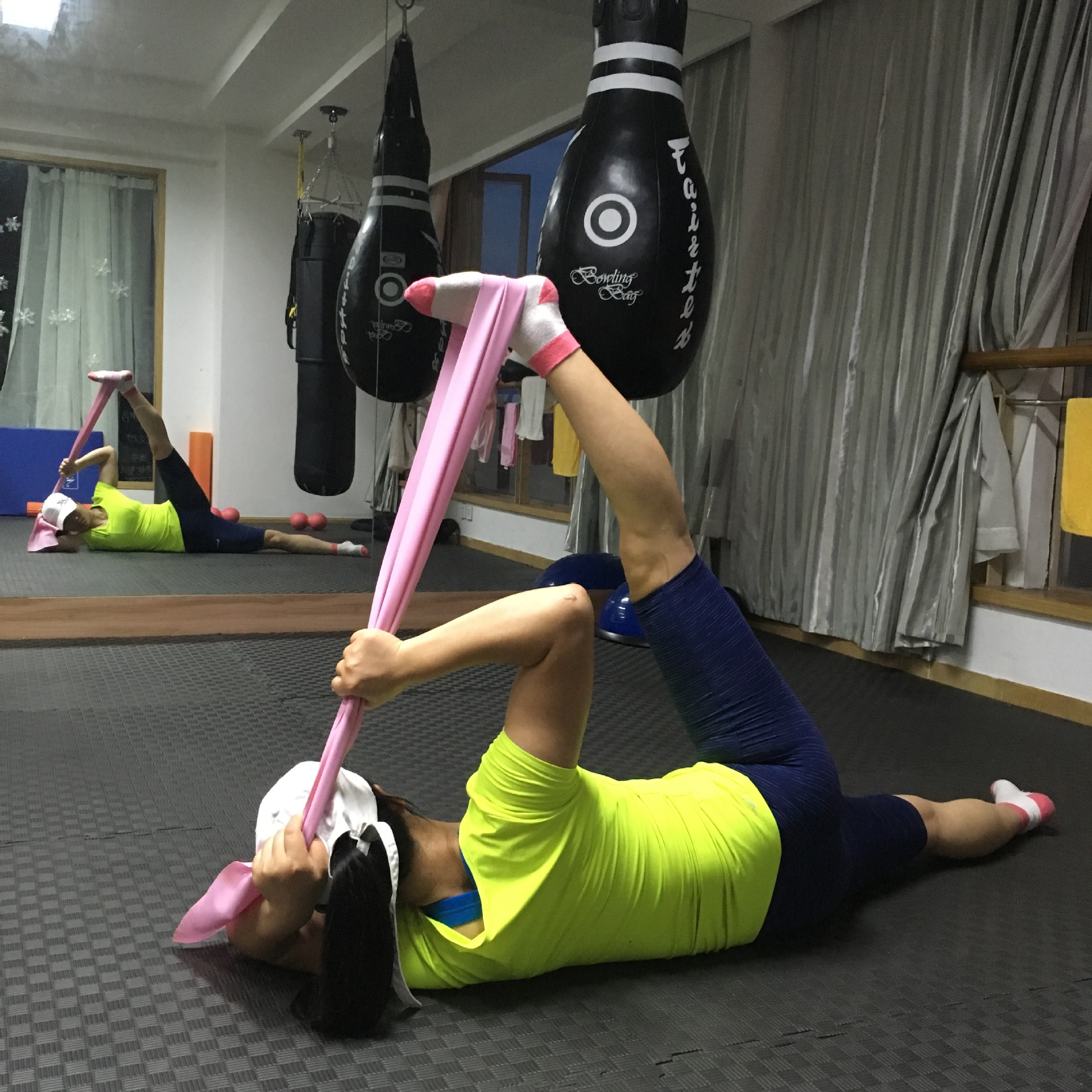 4PCS Fitness Solid color TPE R - Yoga Anytime Fitness avaliação e preço