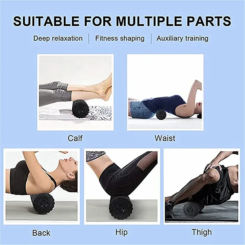 4-Speed Vibrating Electric Yog - Yoga Fitness Massage avaliação e preço
