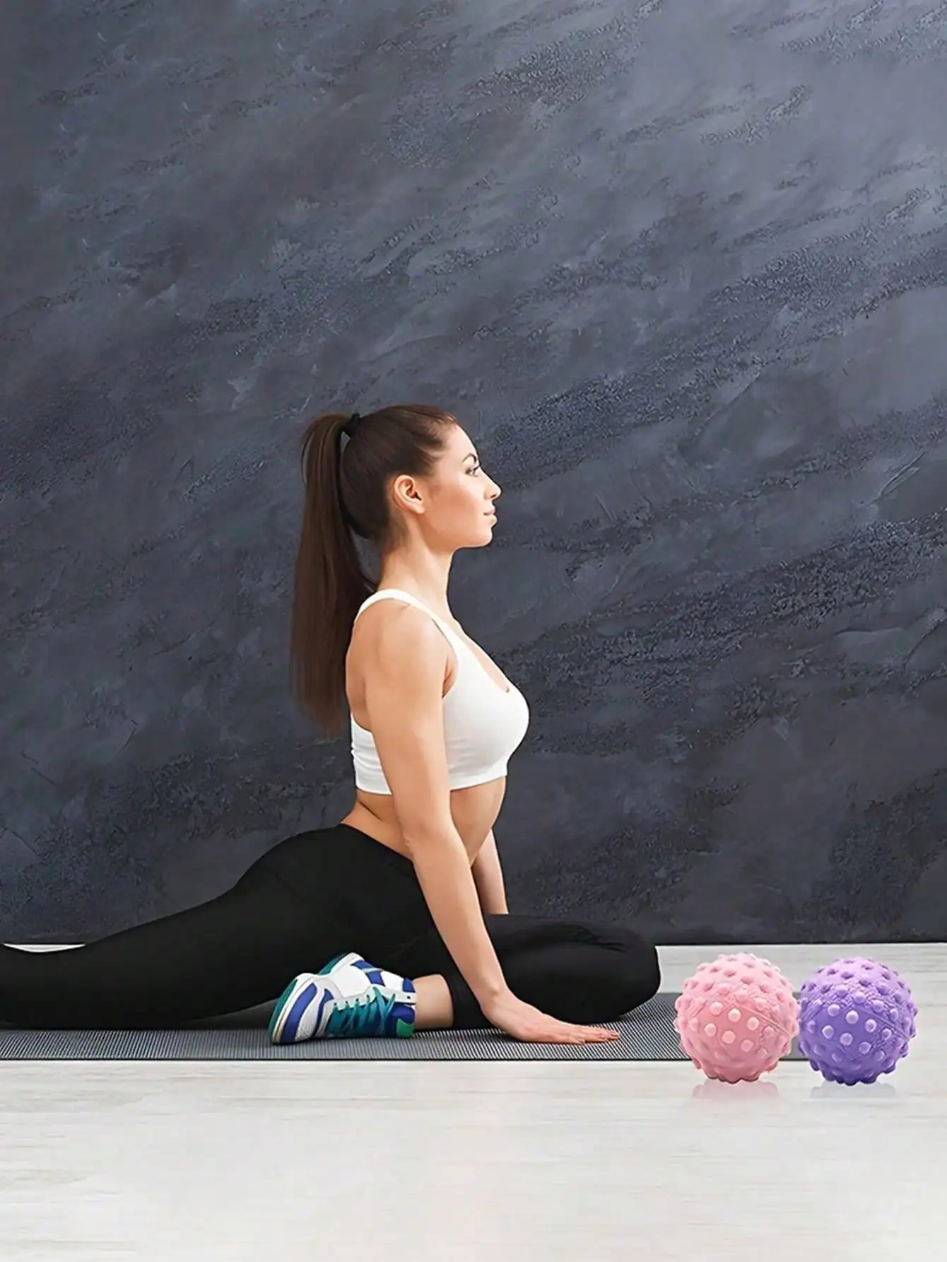 1pc Fitness Yoga Massage Ball, - Yoga Fitness Massage avaliação e preço