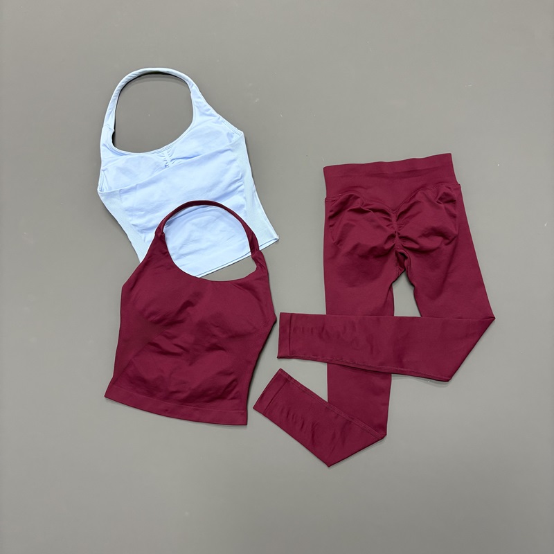 2 Pcs Gym Set Women Seamless B - Yoga Fitness Zumba avaliação e preço