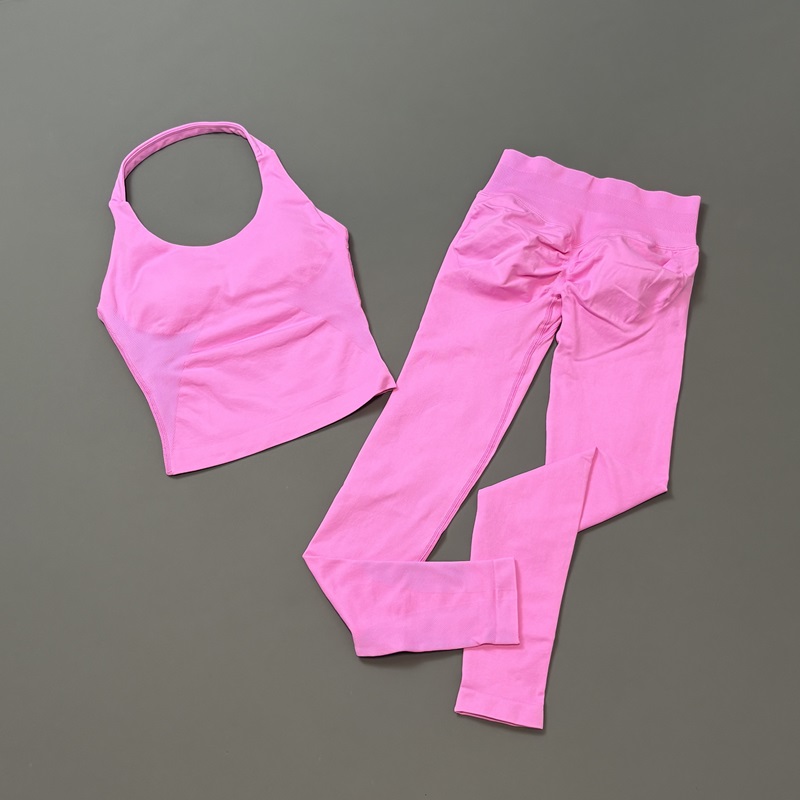 2 Pcs Gym Set Women Seamless B - Yoga Fitness Zumba avaliação e preço