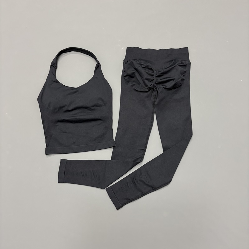 2 Pcs Gym Set Women Seamless B - Yoga Fitness Zumba avaliação e preço
