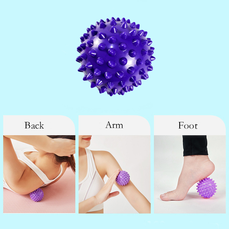 7cm Spiky Massage Ball Fitness - Yoga Fitness Massage avaliação e preço