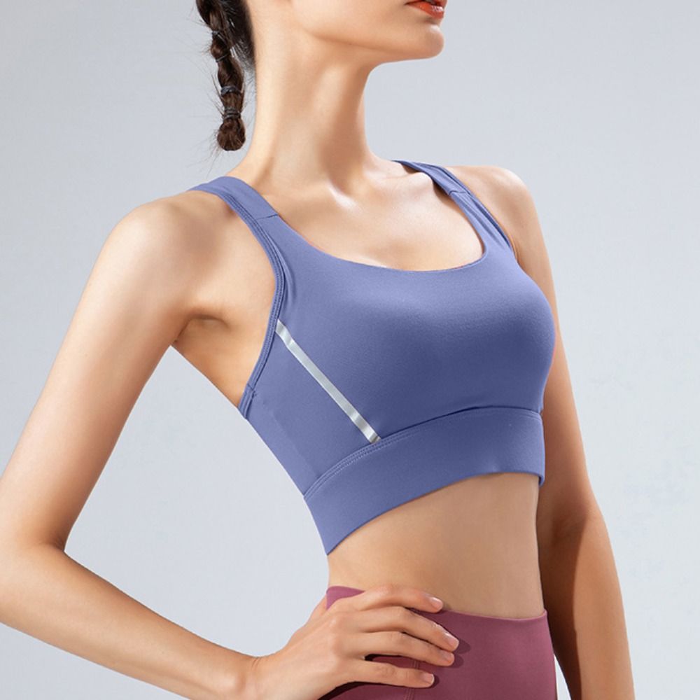 Solid Color I-shaped Sports Br - Fitness Yoga Youth avaliação e preço